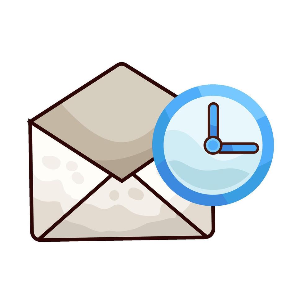 illustration of message time vector