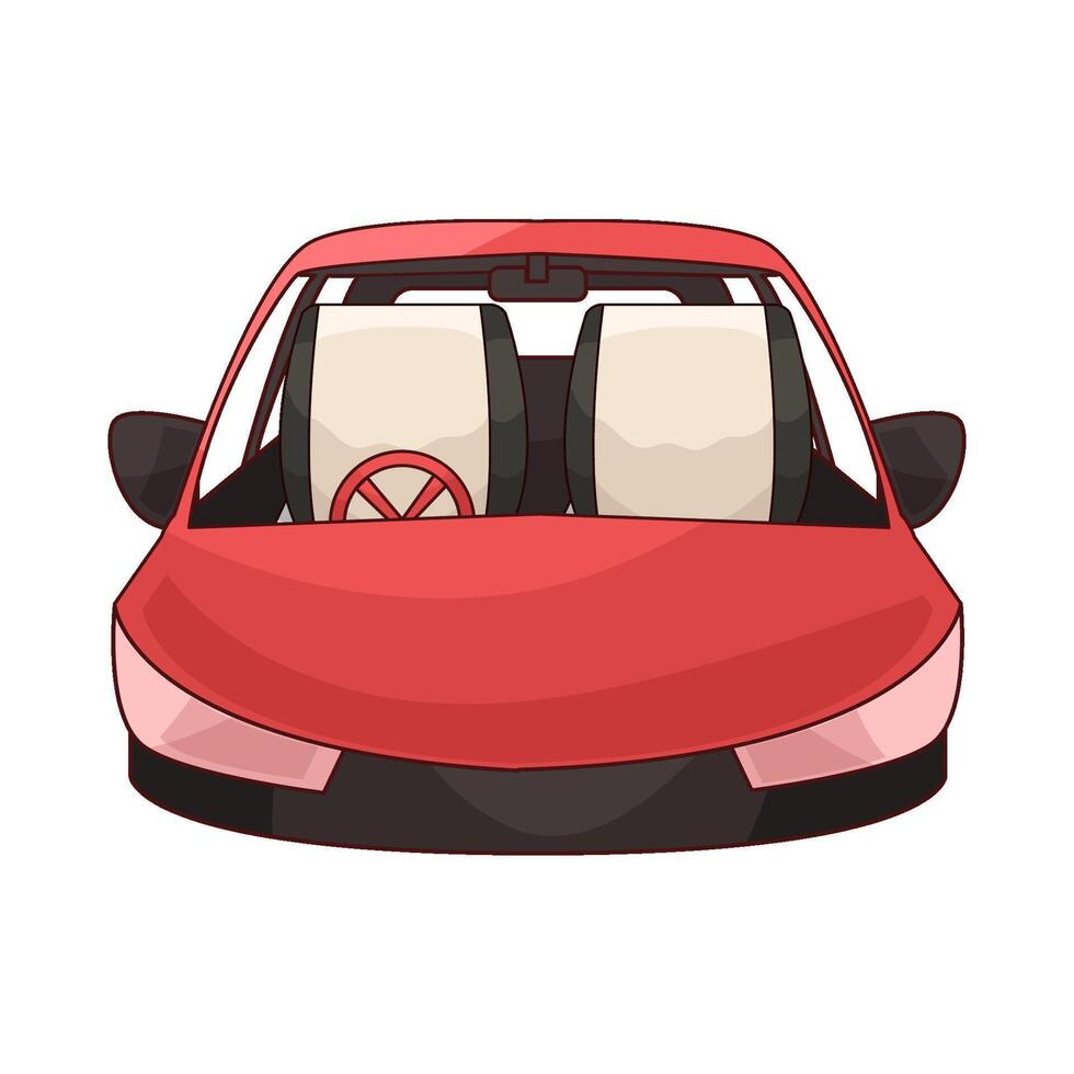 illustration of Comfortable Family Car vector