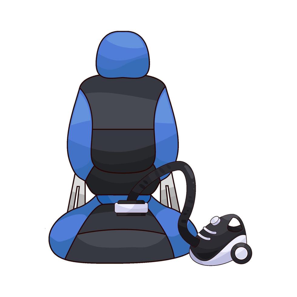 illustration of Neat Car Seat Care vector