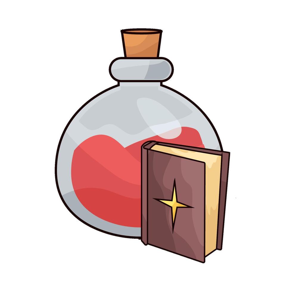 forbidden magic potion vector