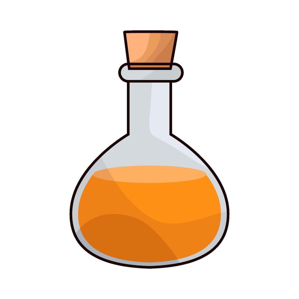 illustration of forbidden magic potion vector