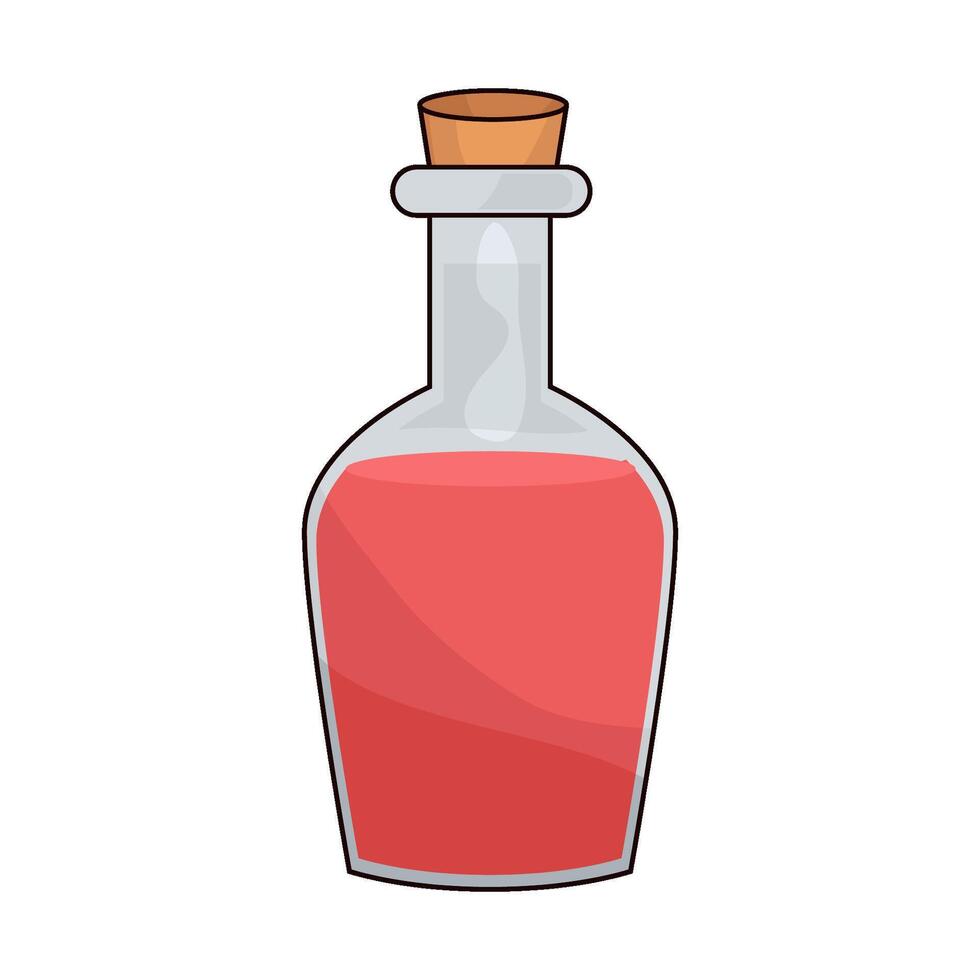 forbidden magic potion illustration vector