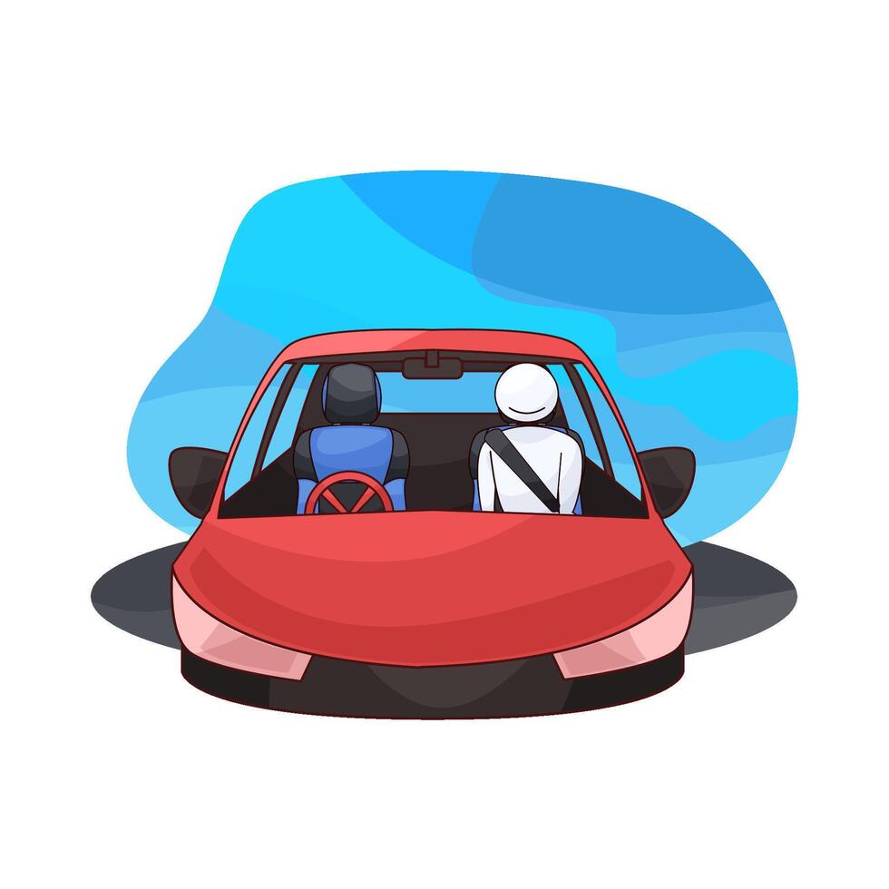 Shiny New Car vector