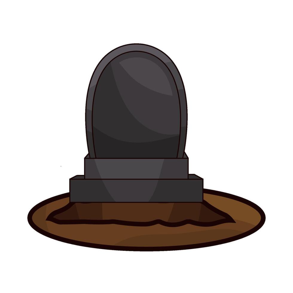 illustration of graveyard vector
