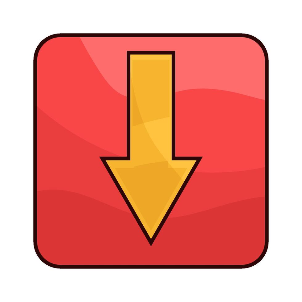 Illustration of download vector