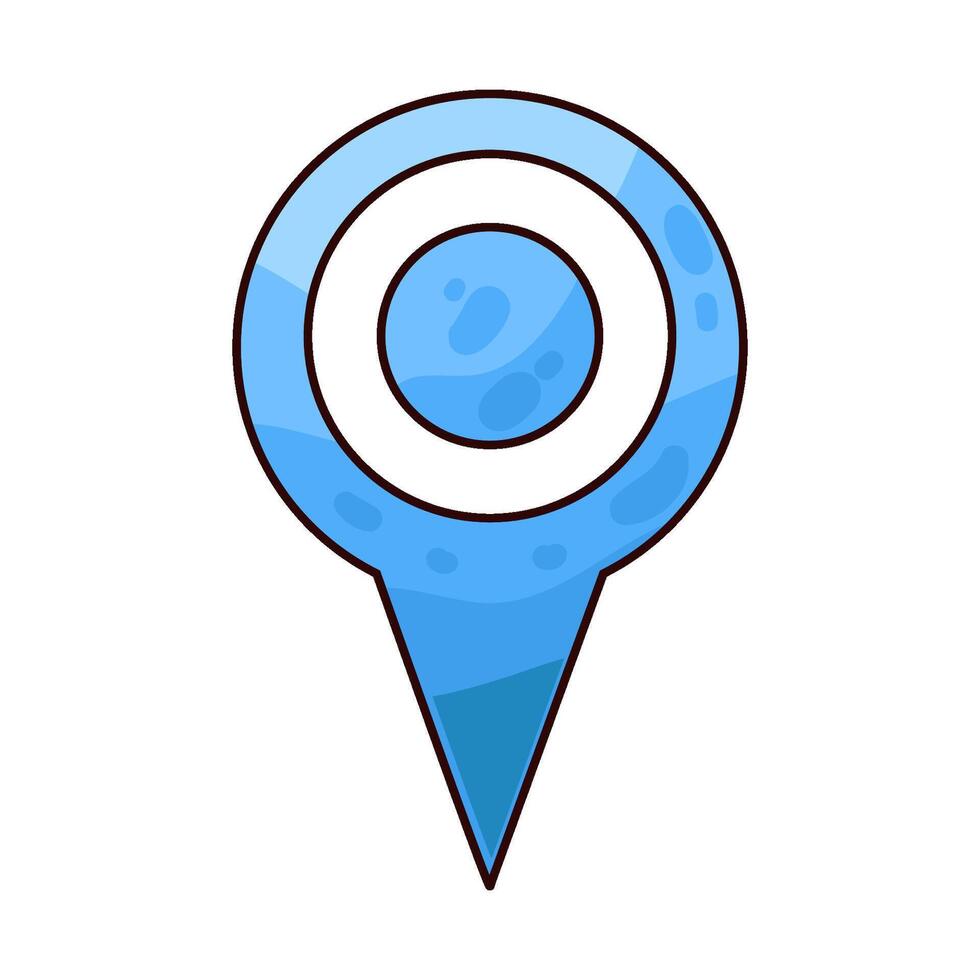 illustration of Active Location Pin vector