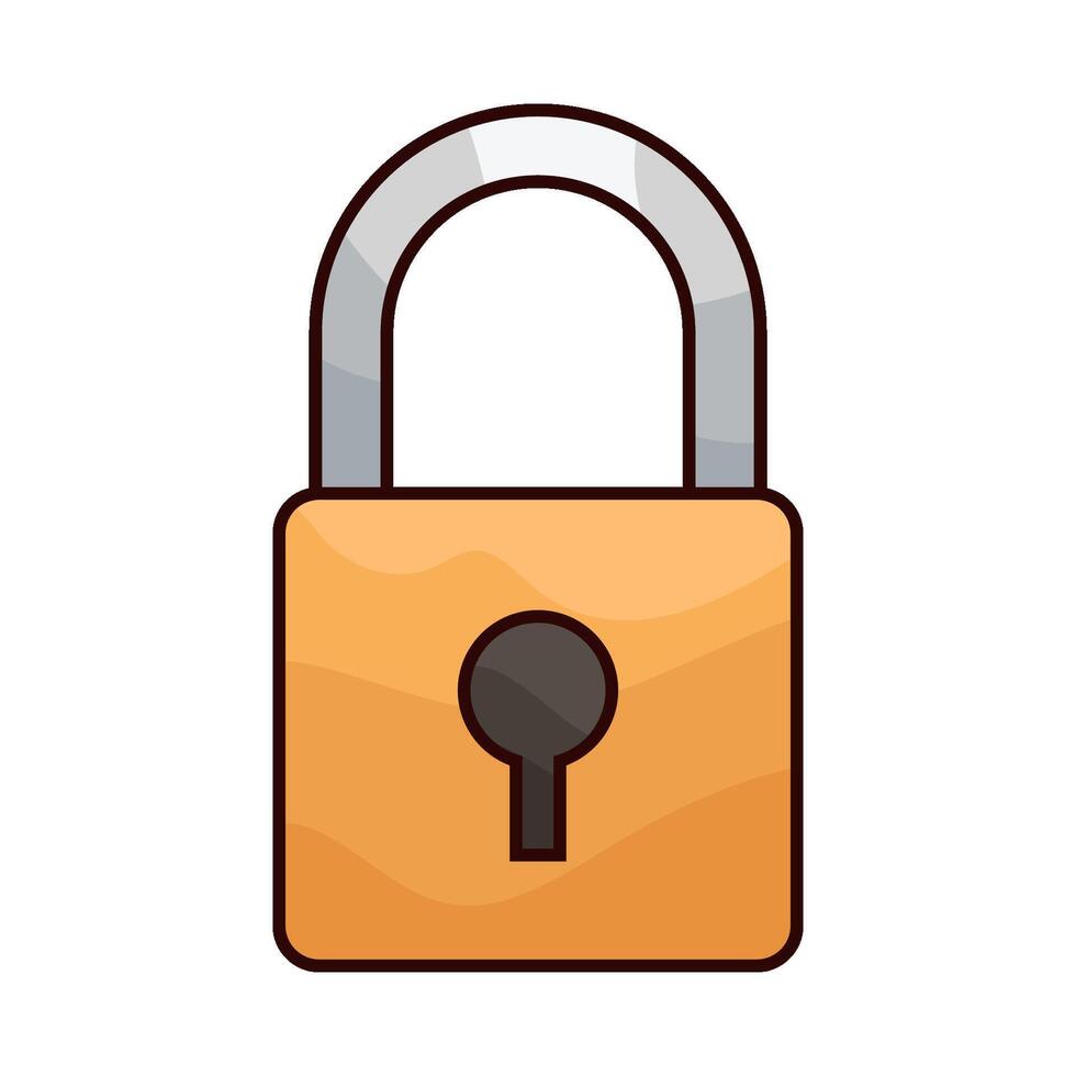 Safe Lock illustration vector