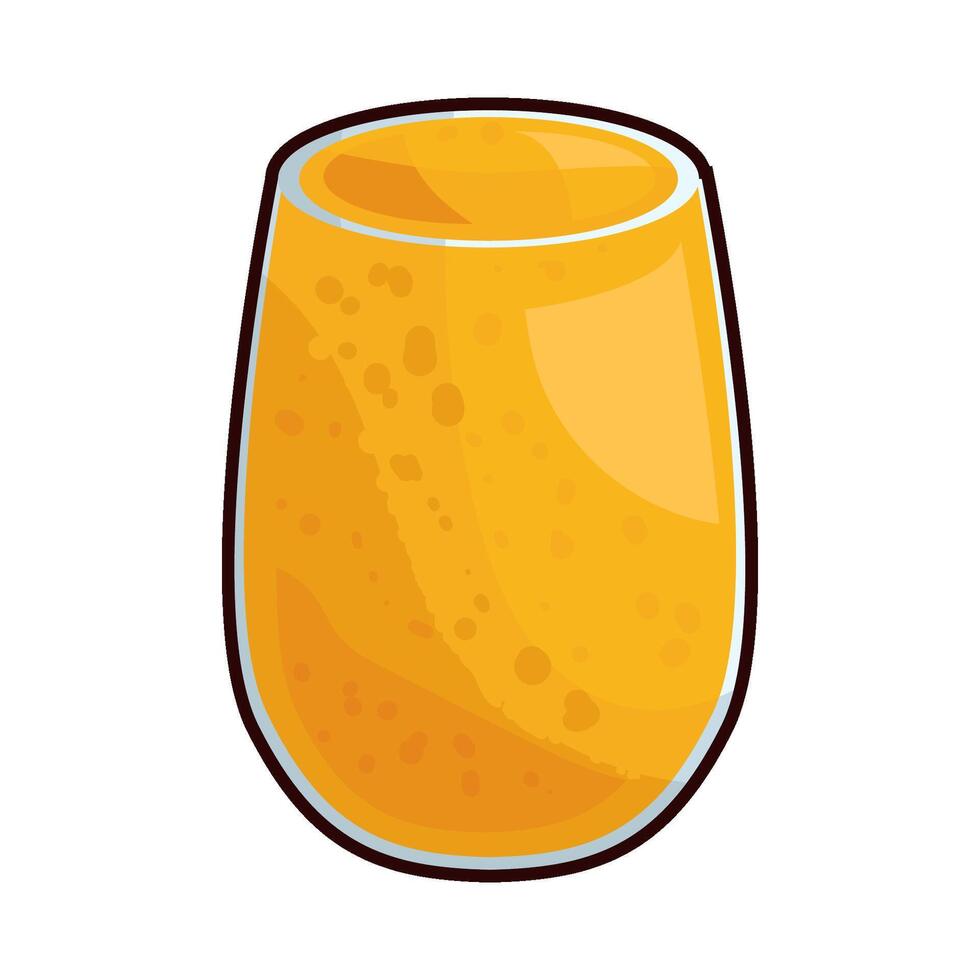 sweet mango juice vector