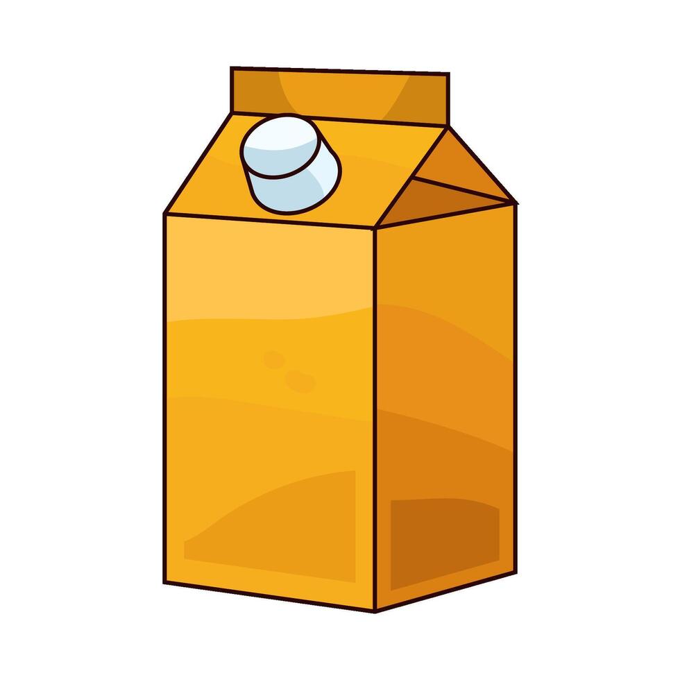 mango juice box vector