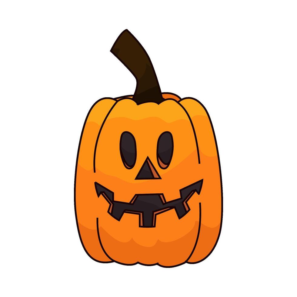 Scary spooky Pumpkin vector