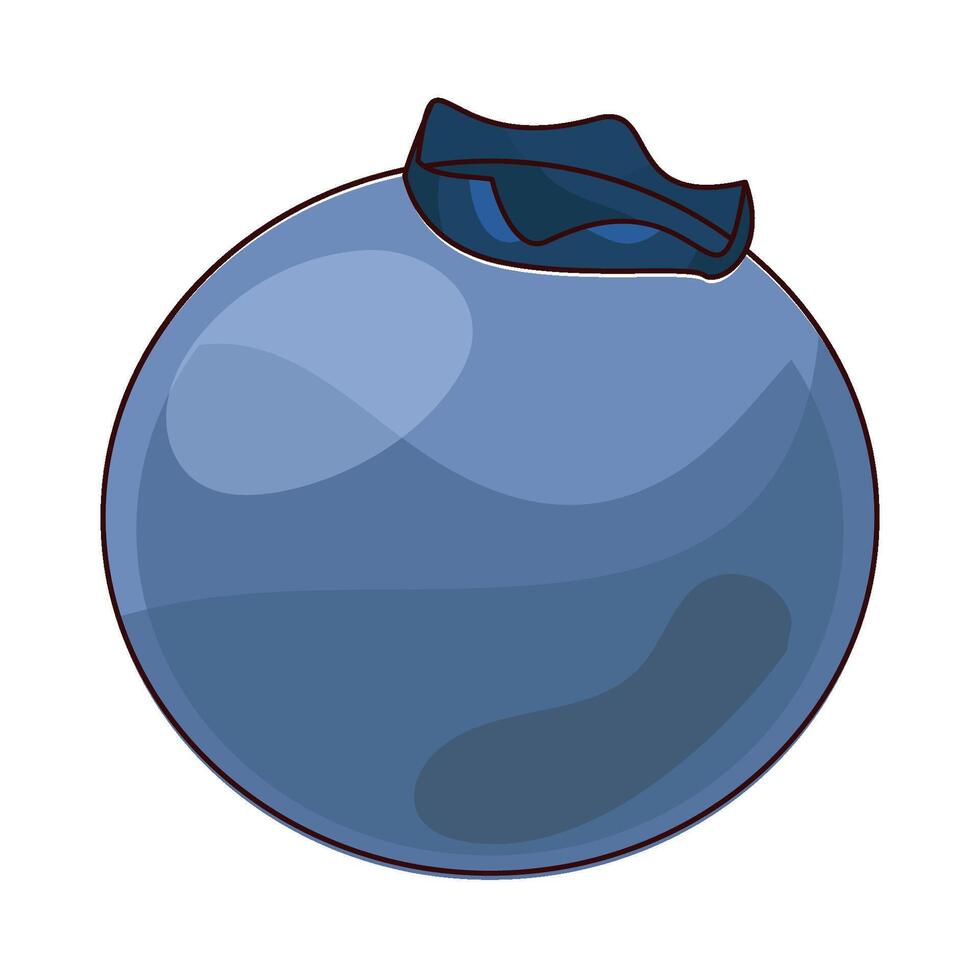 Illustration of blueberry vector
