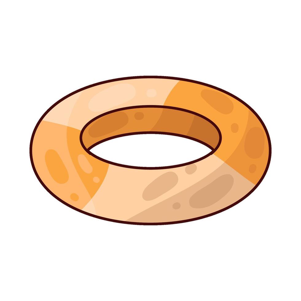 Illustration of lifebuoy vector