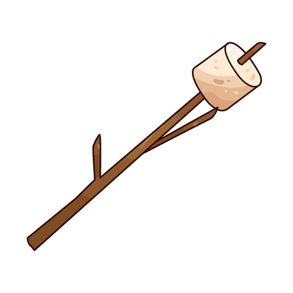 Illustration of marshmallow vector