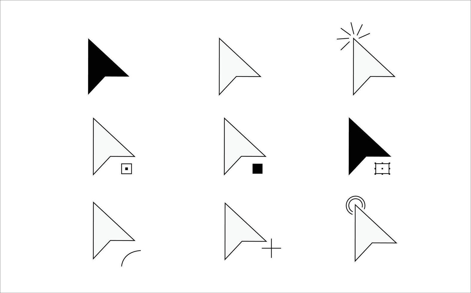Mouse cursor icon stock vector