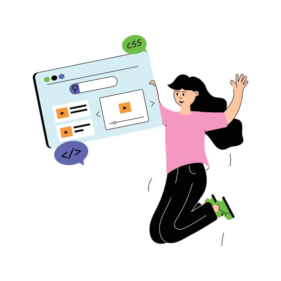 Take your hands on this beautifully designed ux designer vector