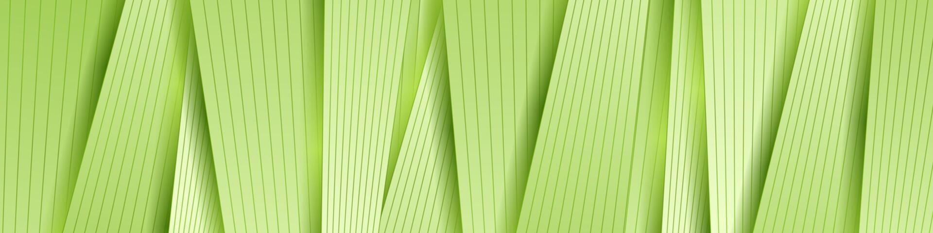 Bright green stripes abstract tech corporate background vector