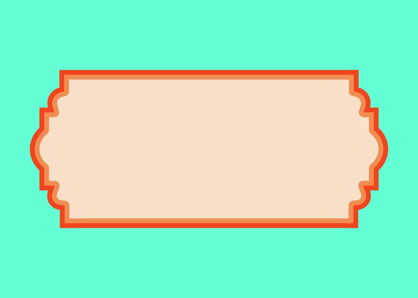 Classic retro label for advertising badge and tag vector