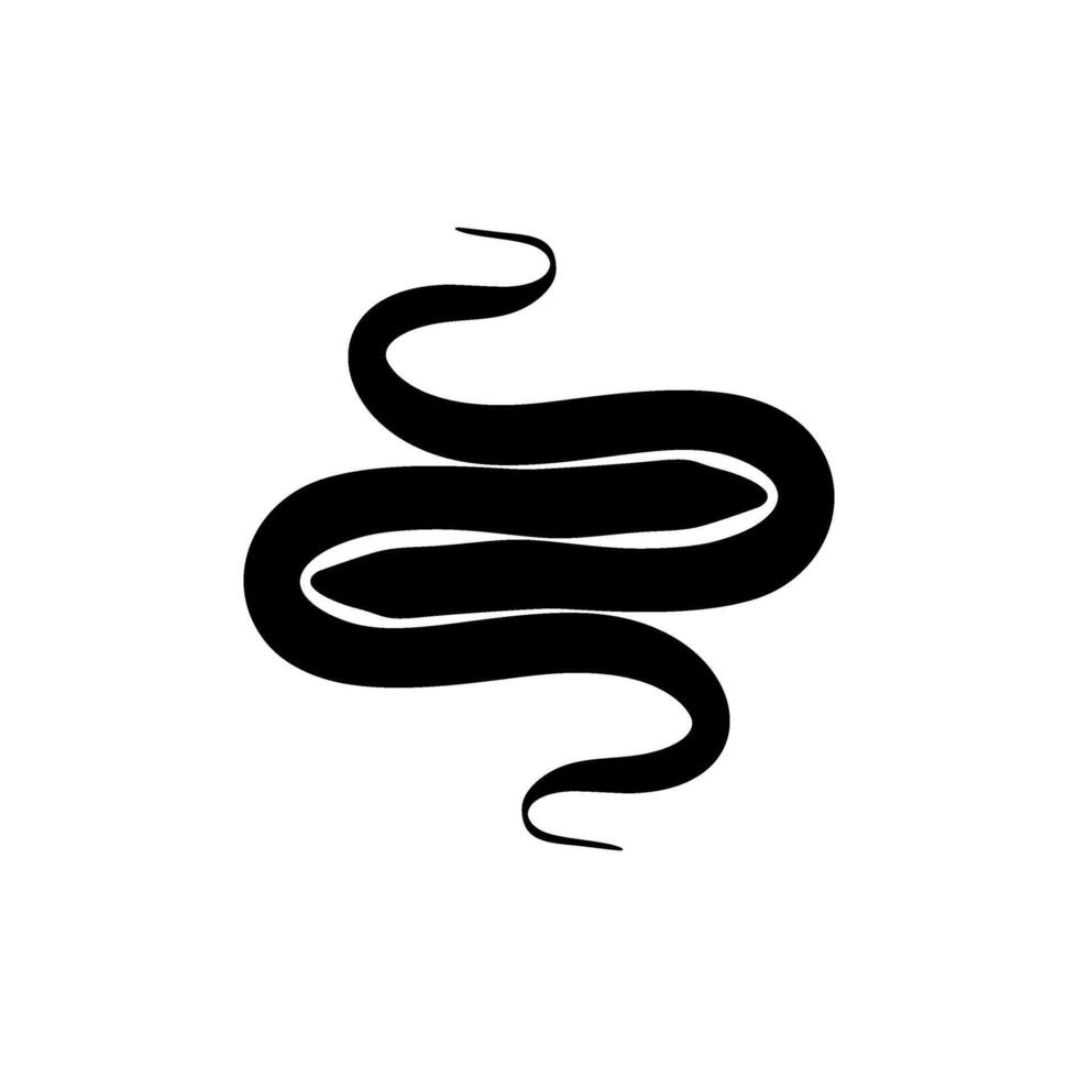 Pair of Eels Silhouette, Flat Style, can use for Logo, Pictogram, Website, Apps and or Graphic Design Element vector