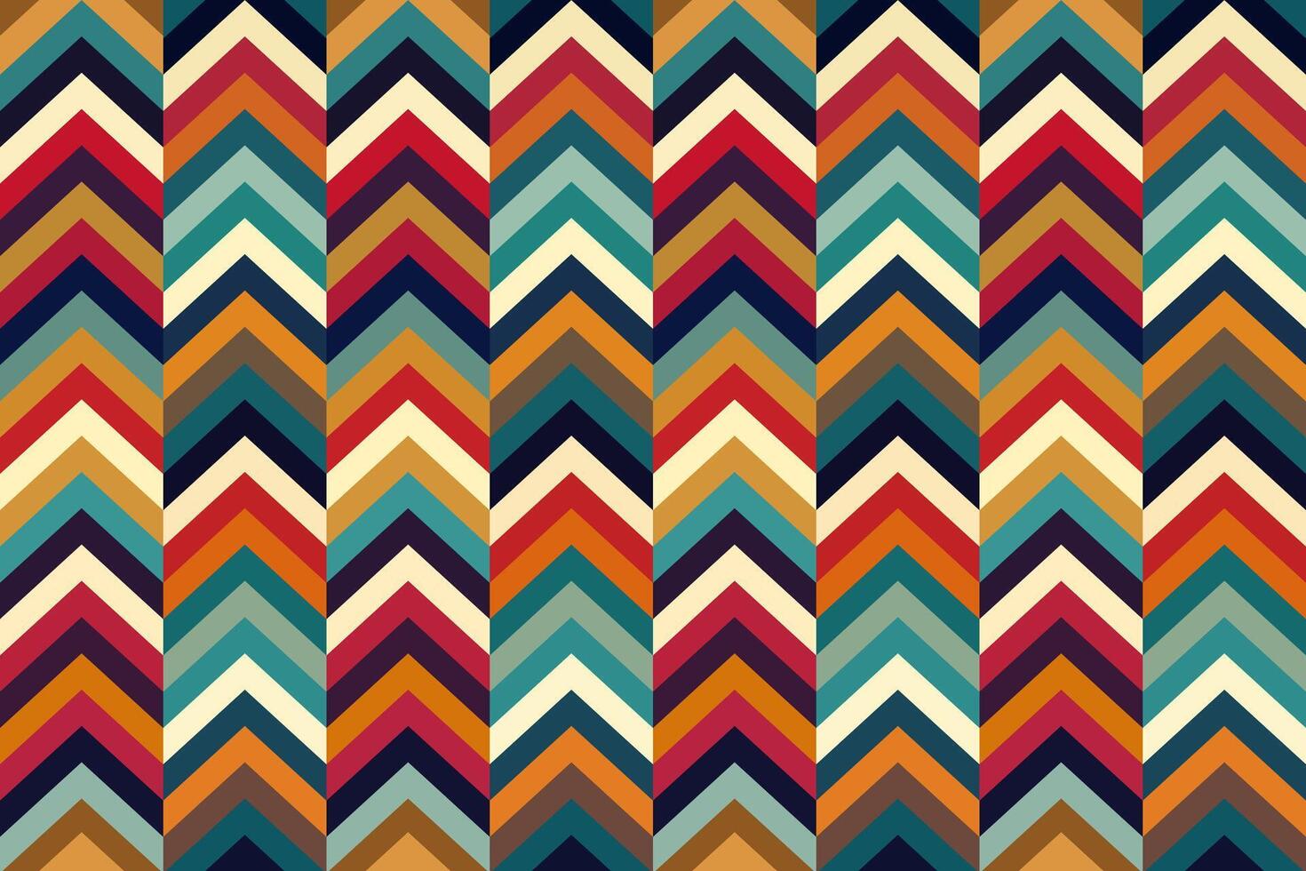 Chevron geometric seamless pattern. Zig zag fabric print. Chevron abstract repeating pattern. Scrapbook striped geometry. Carpet ornament. vector