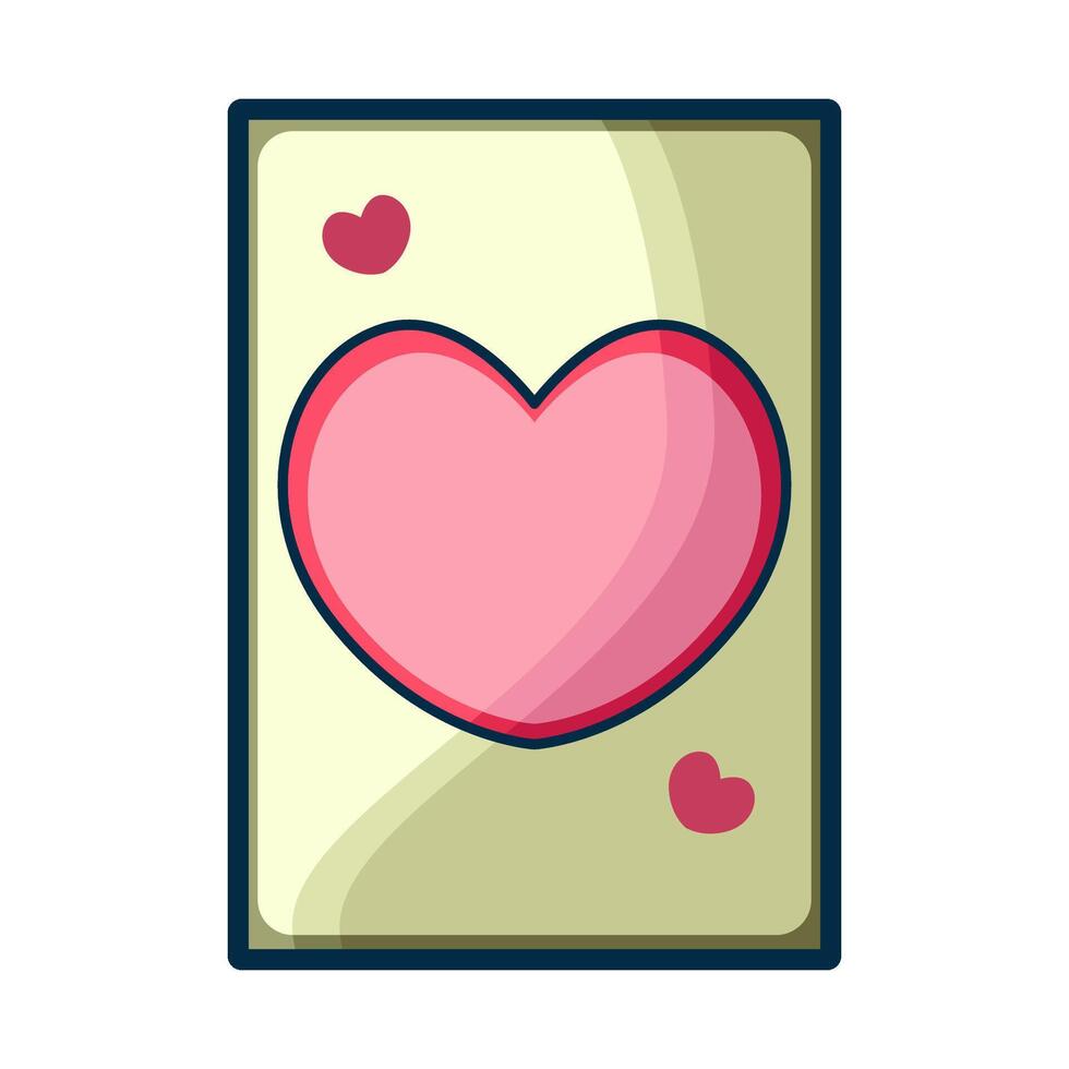 illustration of love card vector