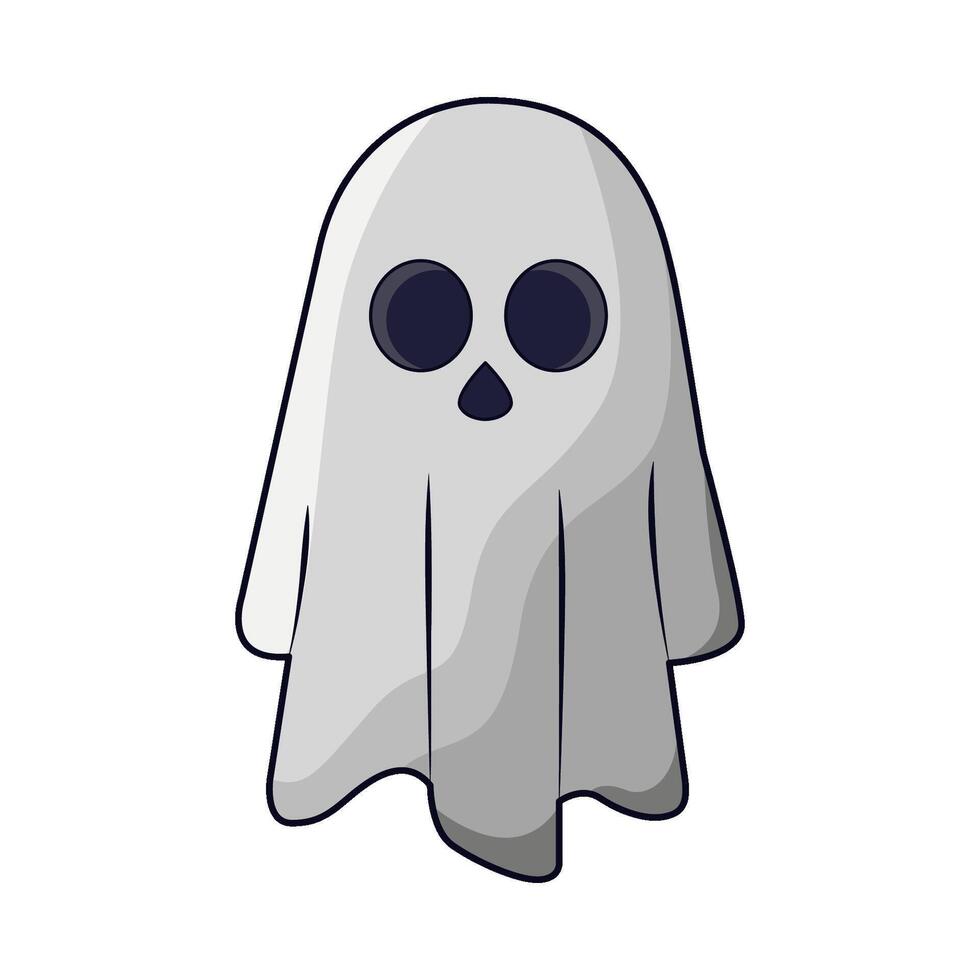 halloween ghost illustration vector