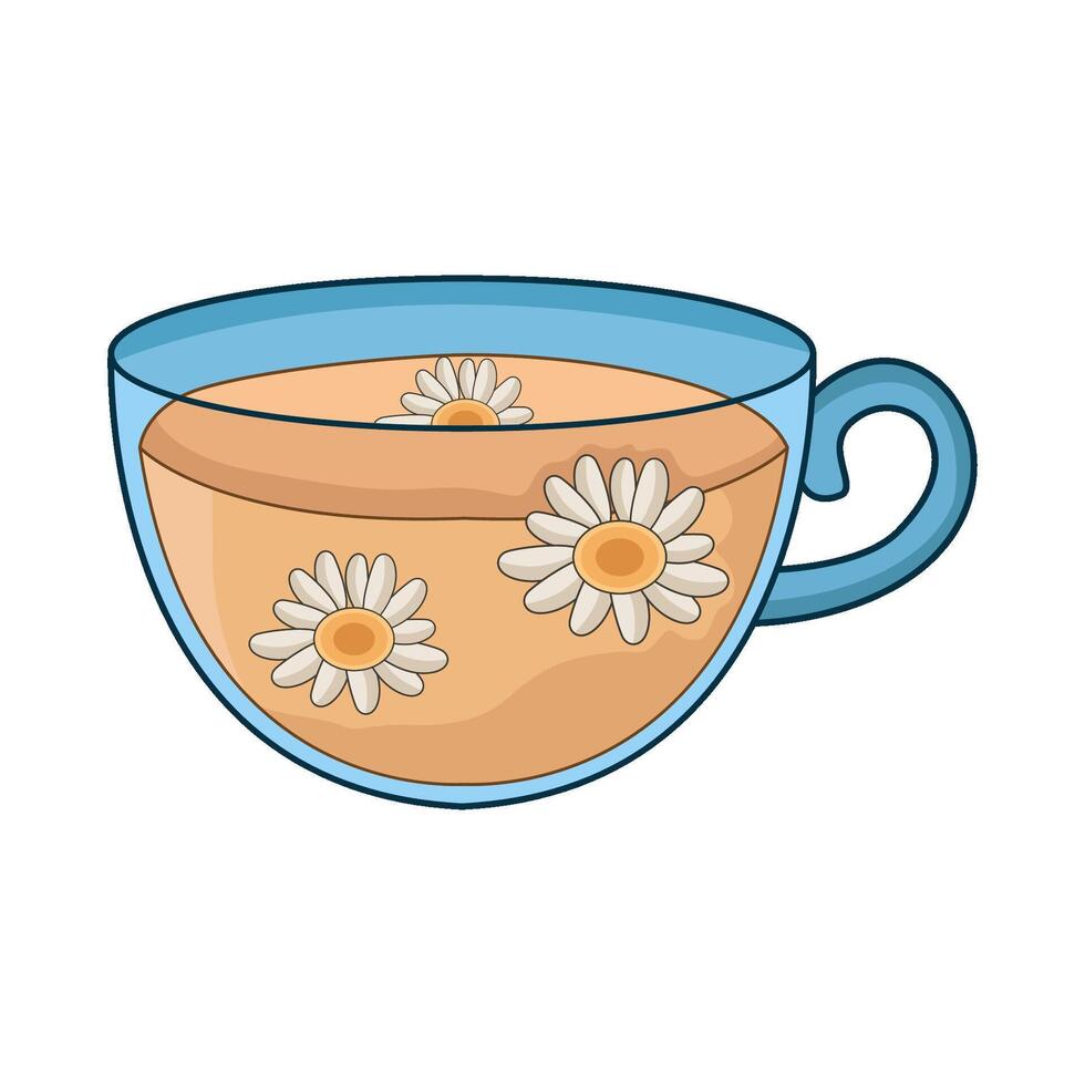 illustration of tea cup vector