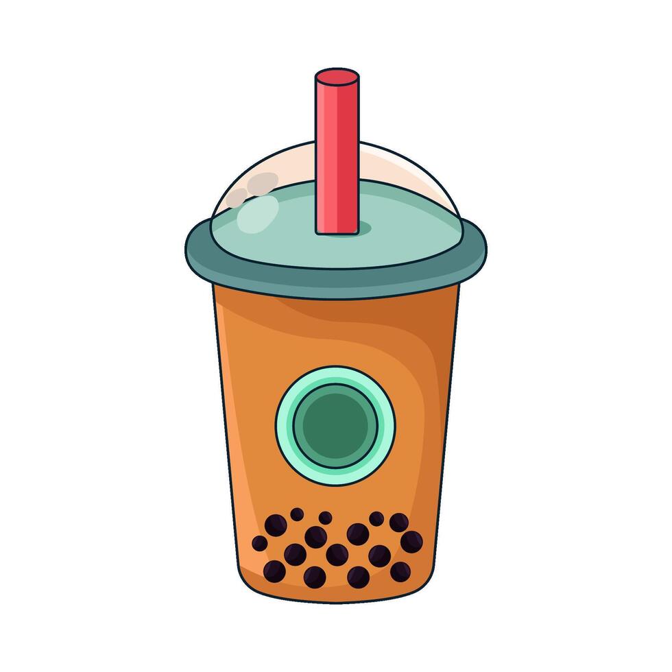 illustration of bubble tea vector