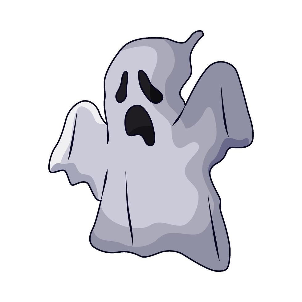 illustration of halloween ghost vector