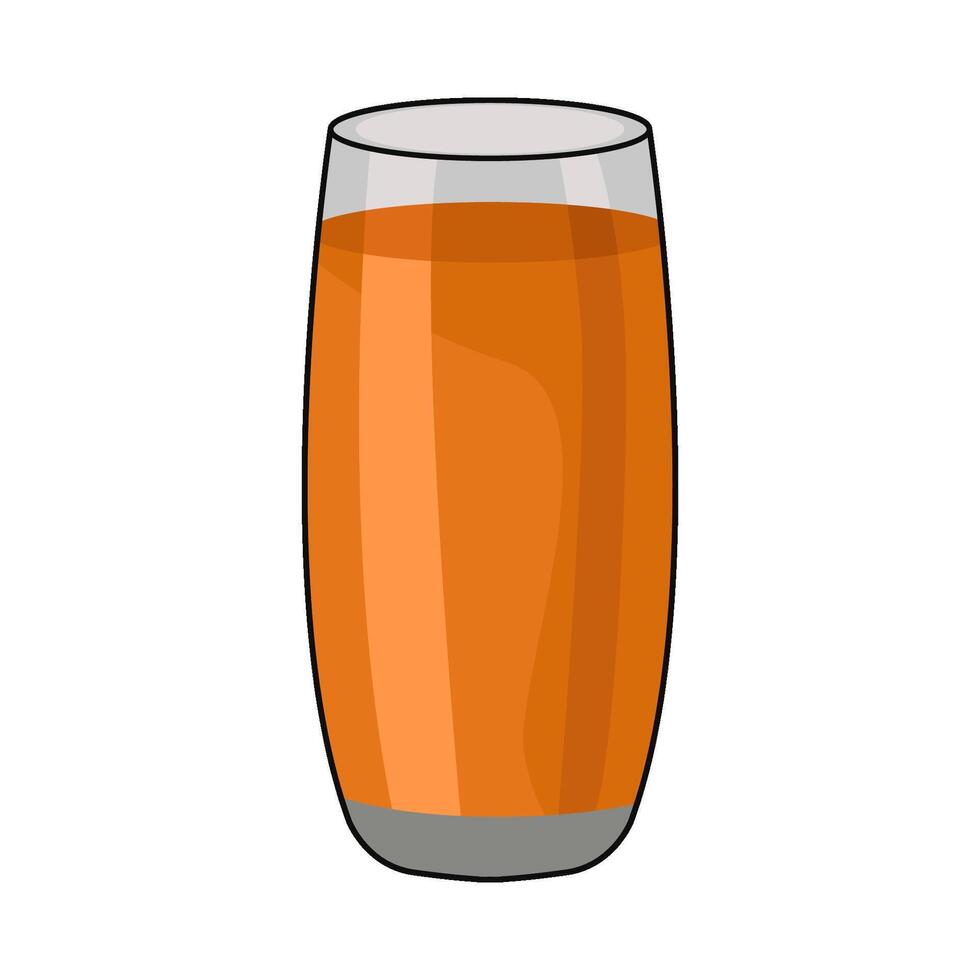 illustration of orange juice vector