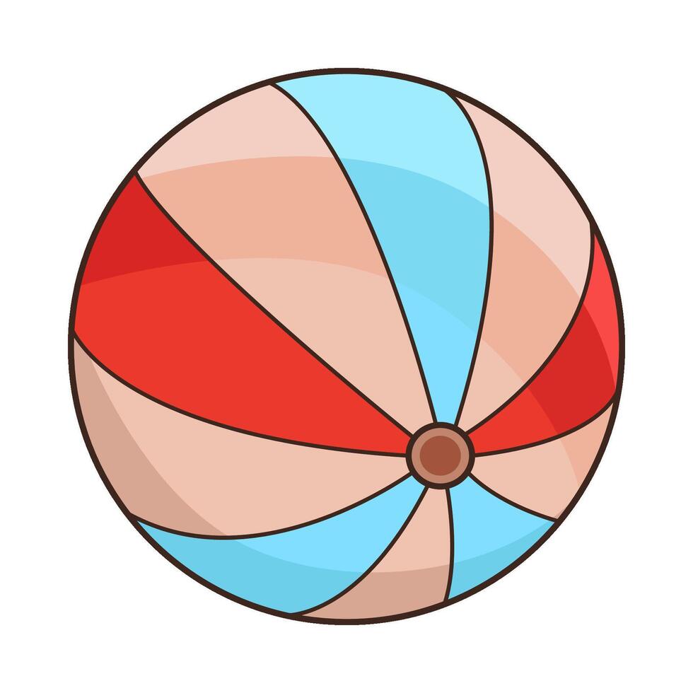 illustration of beach ball vector