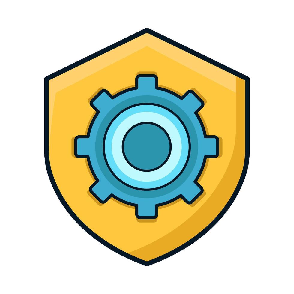 setting protection illustration vector
