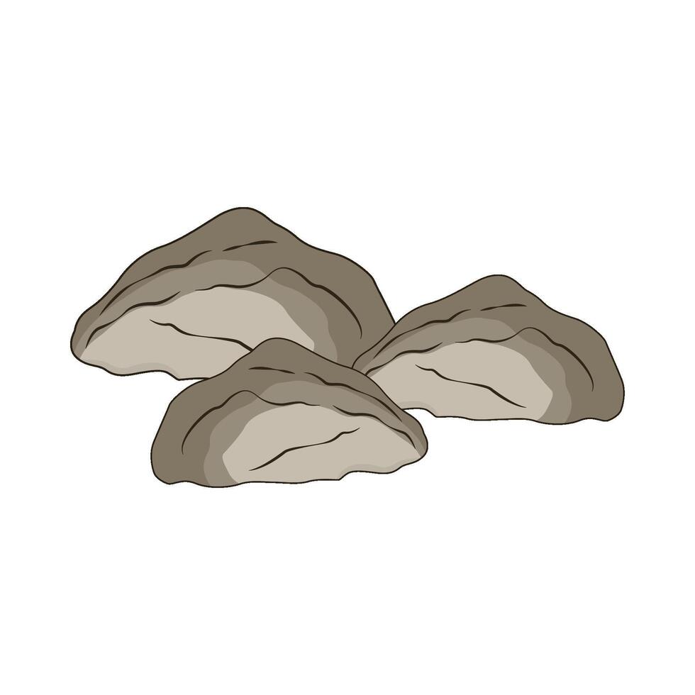 illustration of coral stone vector