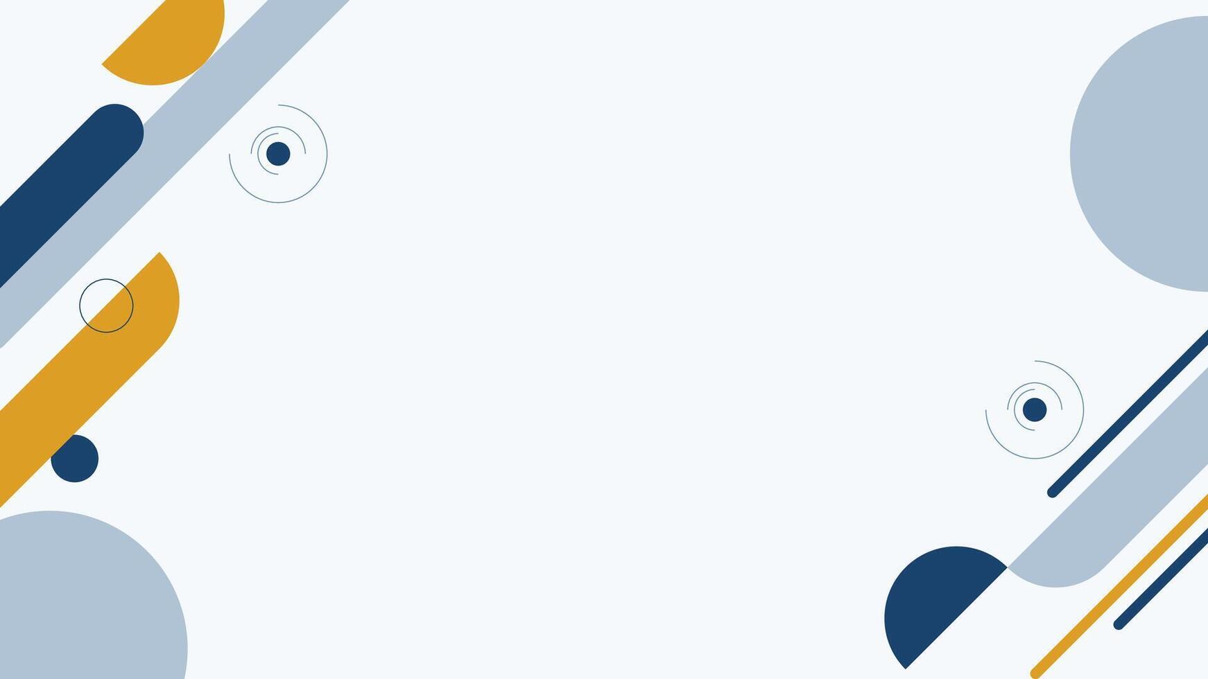 Colorful geometric shape background in flat design vector