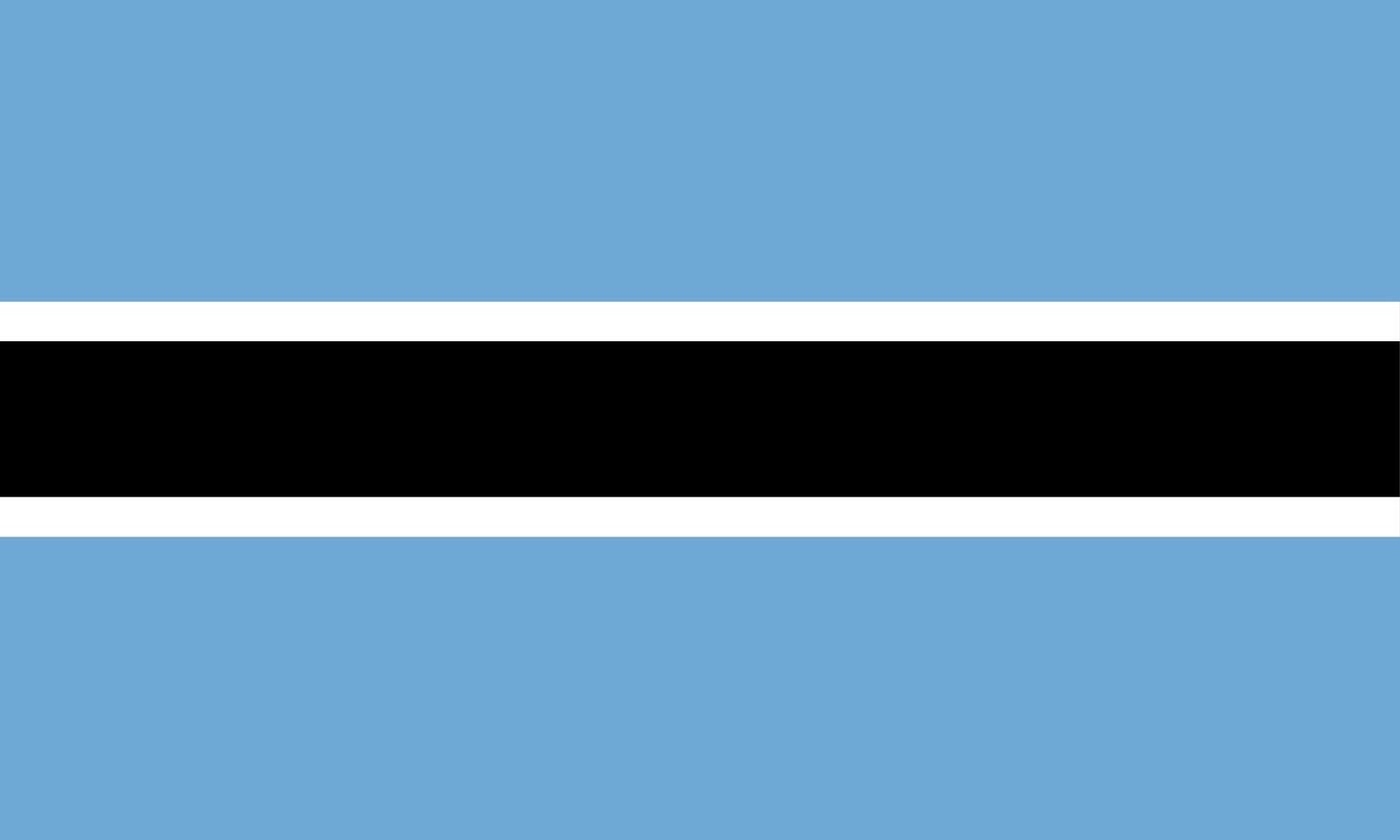 Botswana flag national material design vector