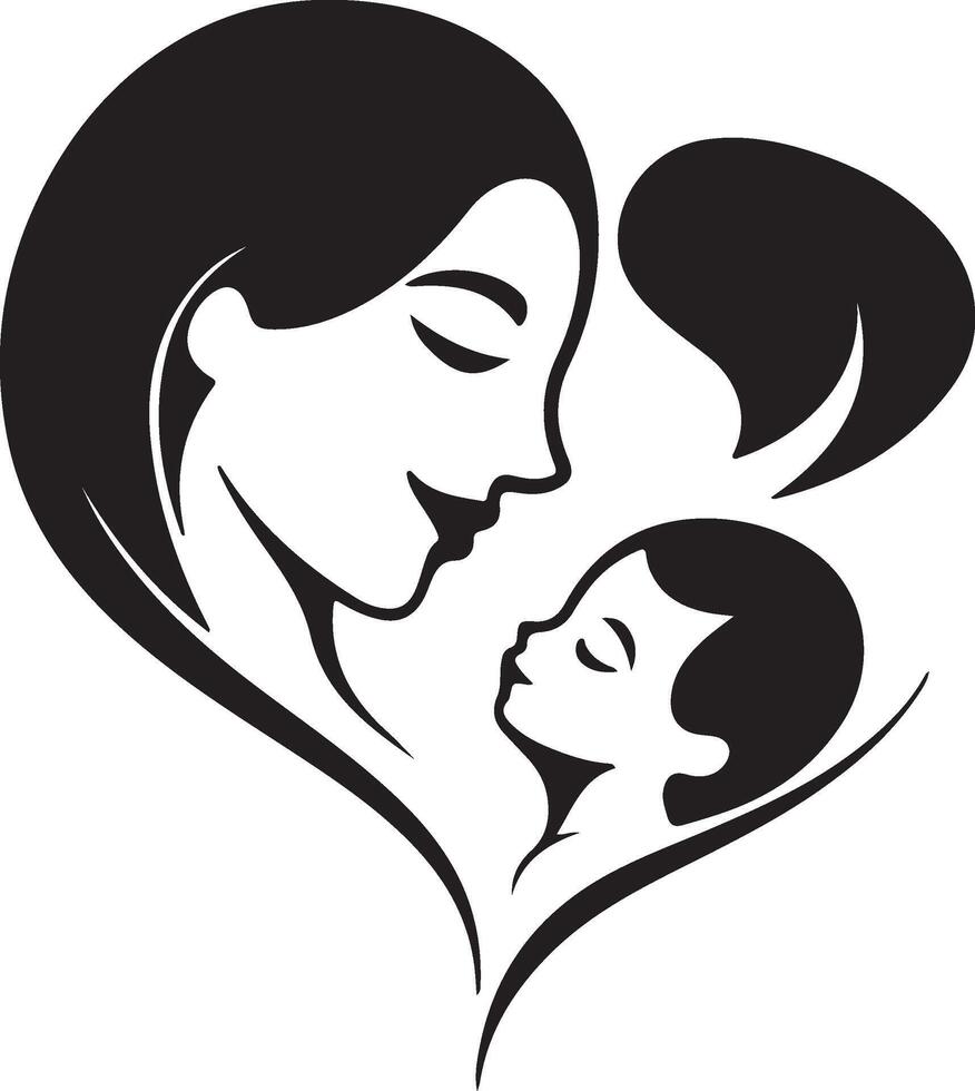 mother and child silhouette, mother and child silhouette, mother and child silhouette, mother and child silhouette vector