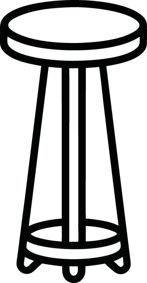 black and white drawing of a table vector