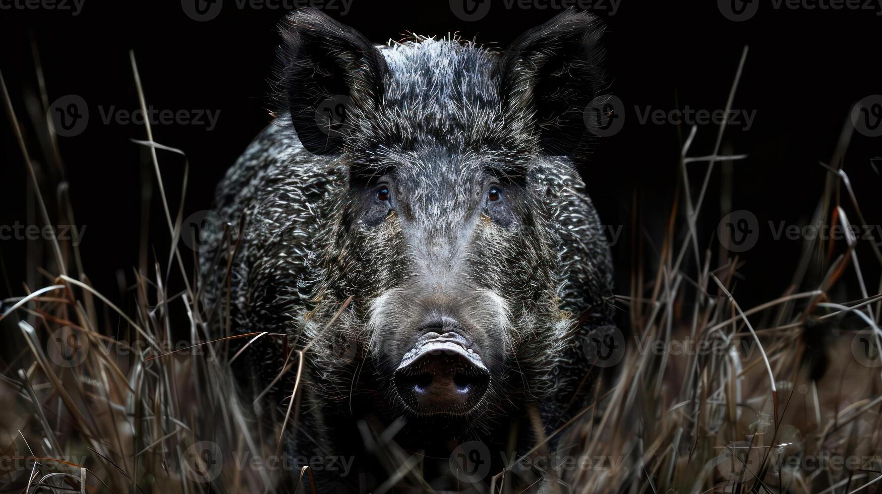Camera-wielding pig captures its own reflection photo