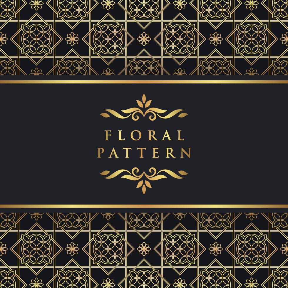 batik frame border ethnic ornamental floral pattern vector