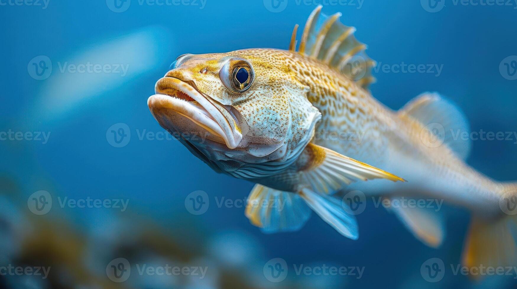 This vibrant image captures the essence of marine life with a focus on a clownfish, photo