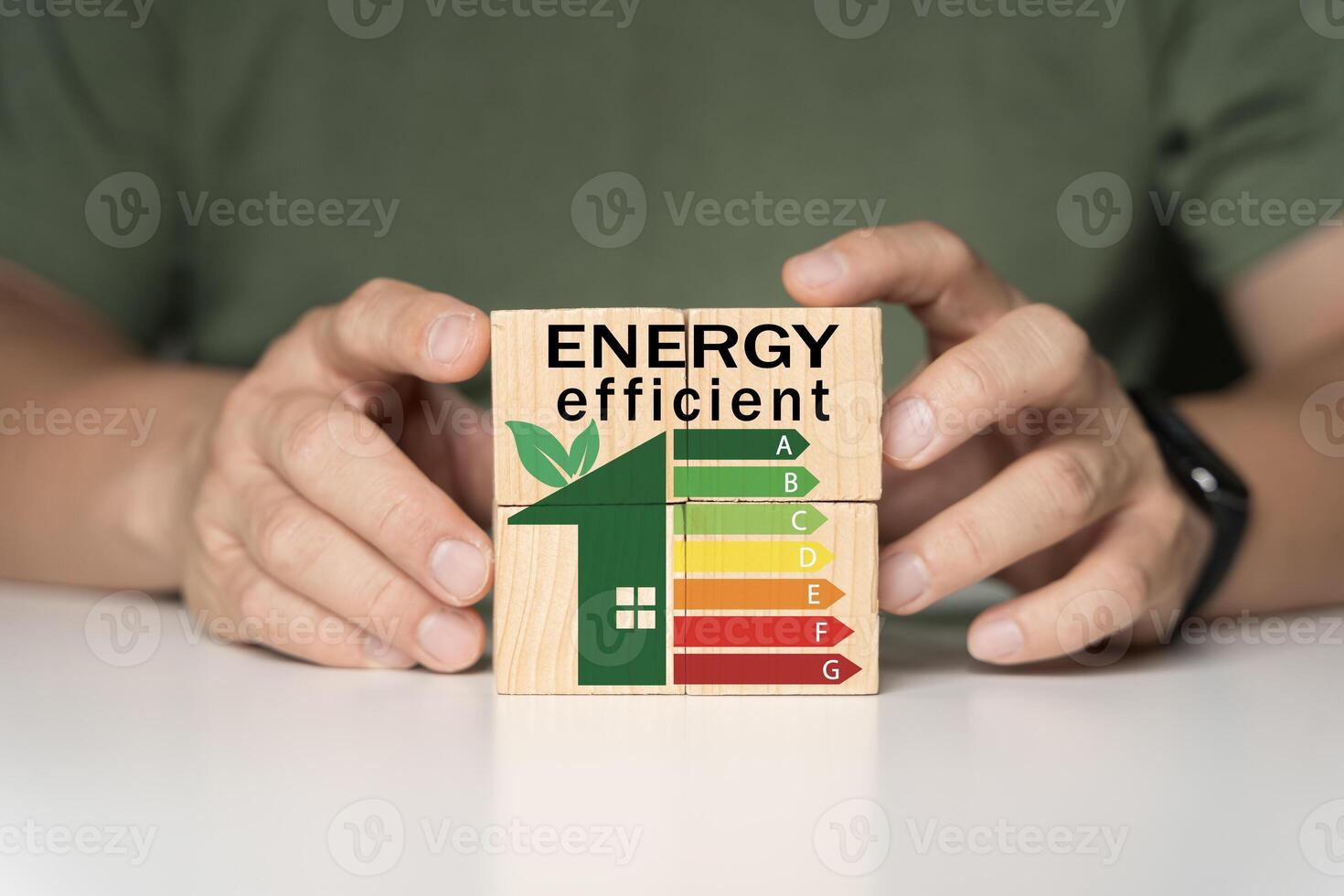 Eco-friendly houses prioritize sustainability. Utilize energy-efficient design, renewable energy sources photo