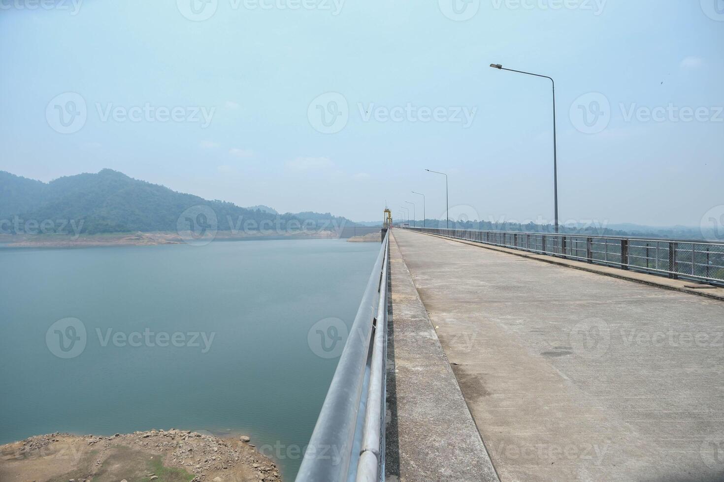 Landscape in Khun Dan Prakan Chon Dam at Nakhon Nayok, Thailand. photo