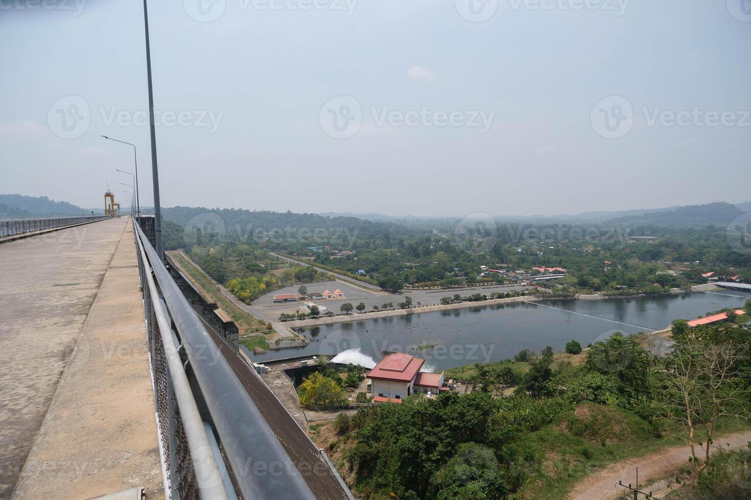 Landscape in Khun Dan Prakan Chon Dam at Nakhon Nayok, Thailand. photo