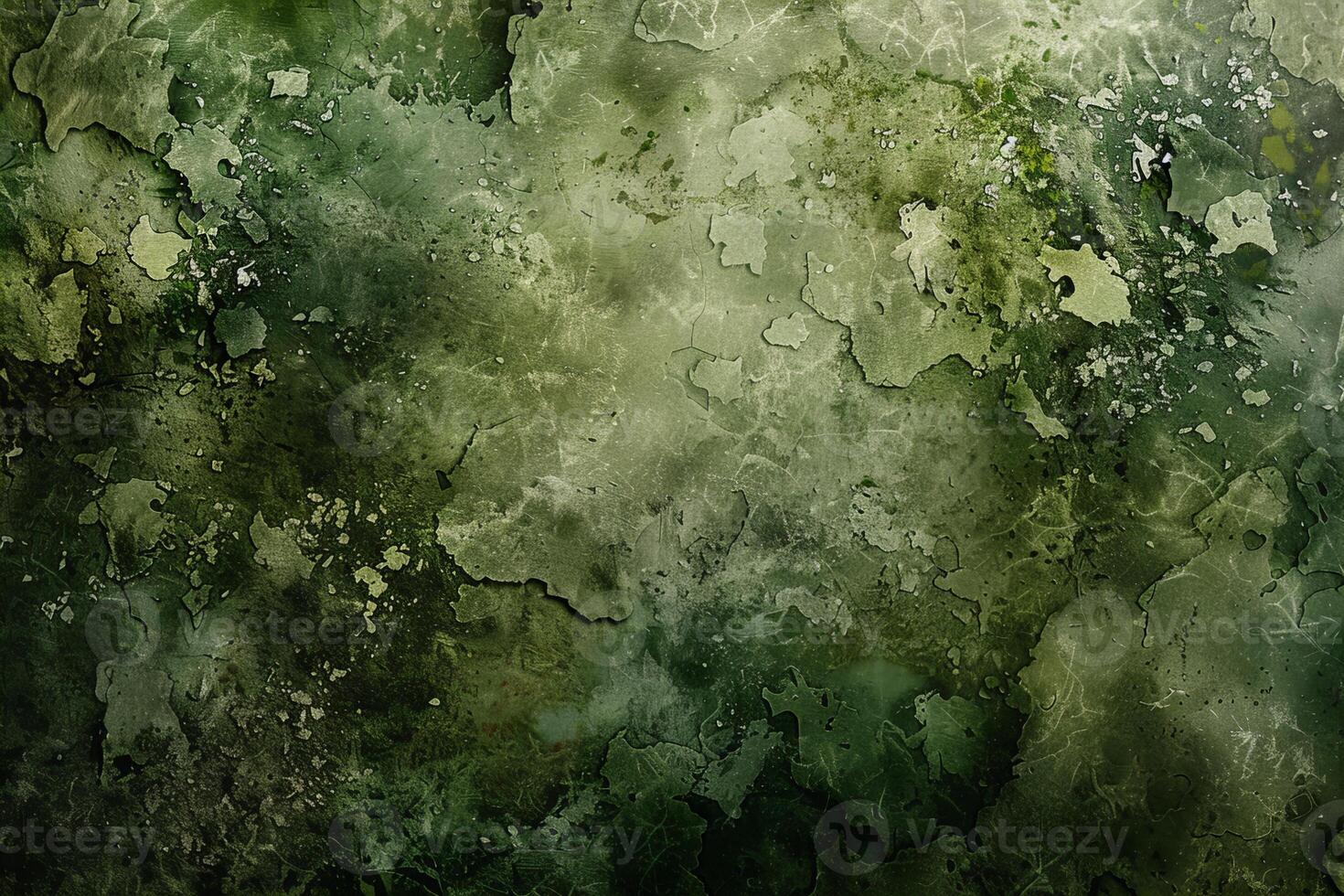 Olive Green Camouflage Texture with Military Pattern photo