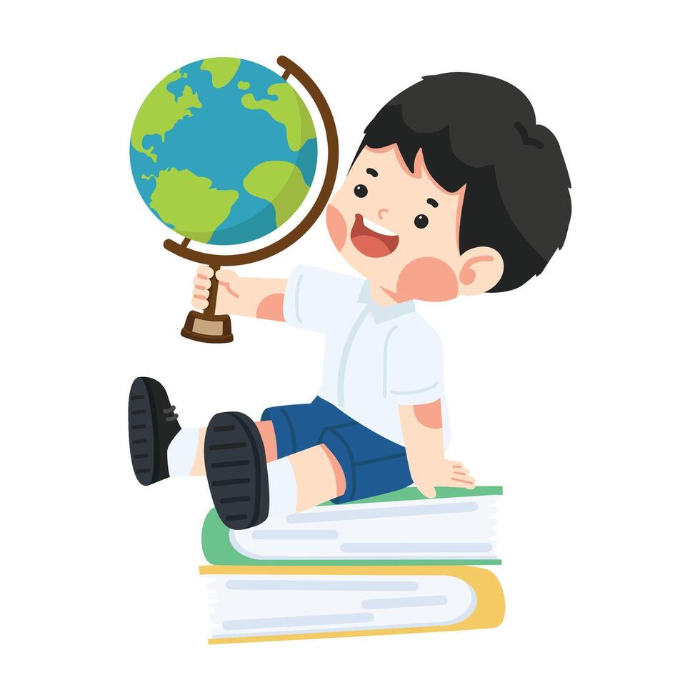 Stack of Books for reading and education flat vector