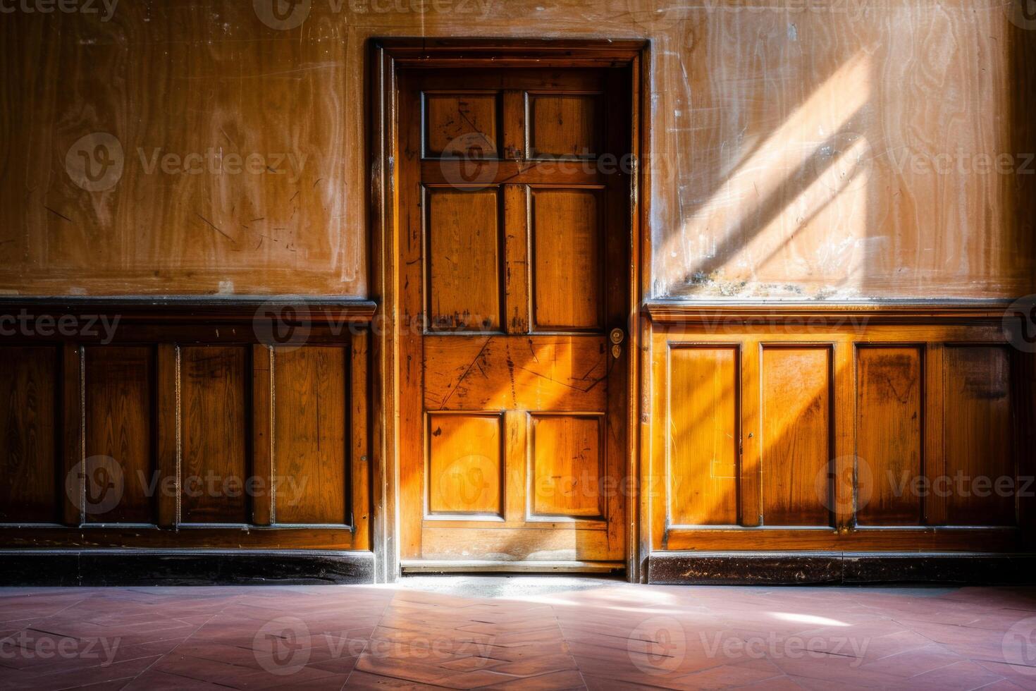 Open door emitting light possibilities growth achievements concept motivation learning skills knowledge heaven doors exit abstract simple background new ways entering leaving space photo