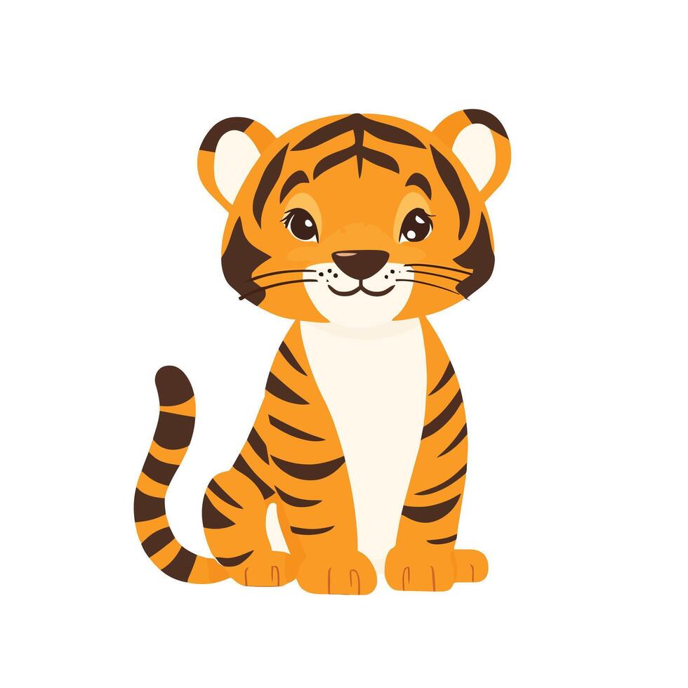Child Tiger Cub vector