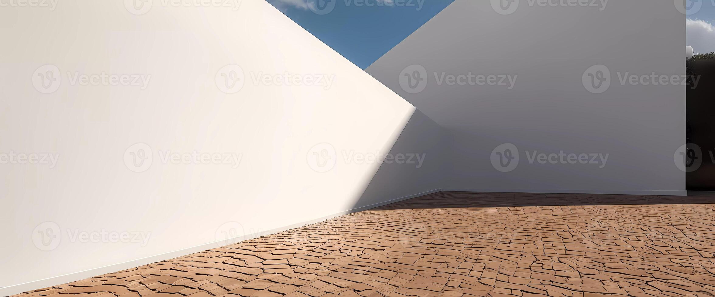 White Wall Texture Background with Light Beam. Suitable for Product Presentation Backdrop, Display, and Mock up. photo