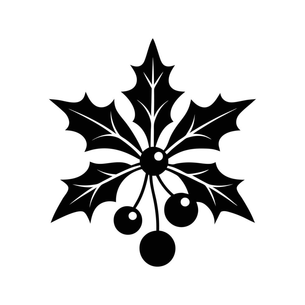 Charming mistletoe illustrations cartoon, clipart, and line art designs for your festive needs. vector