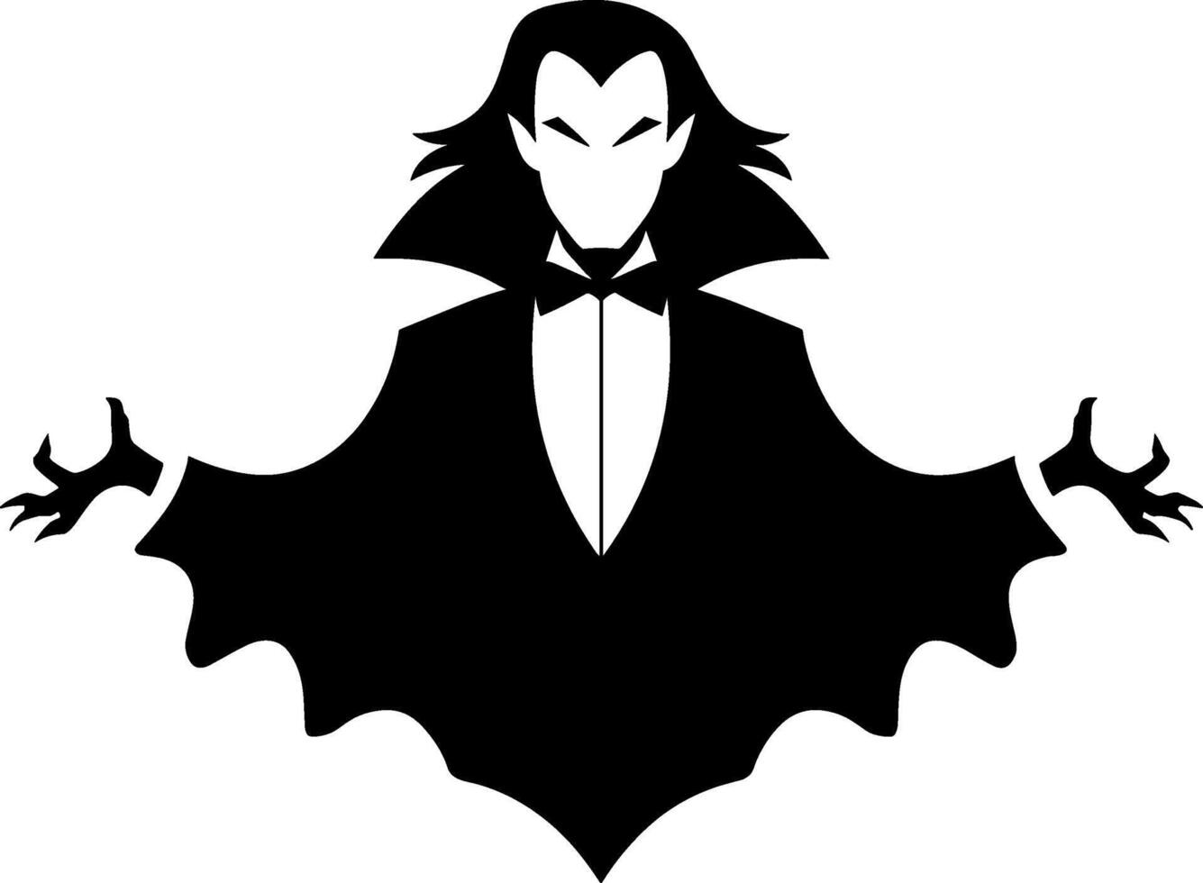 Dracula Vampire Silhouette vector