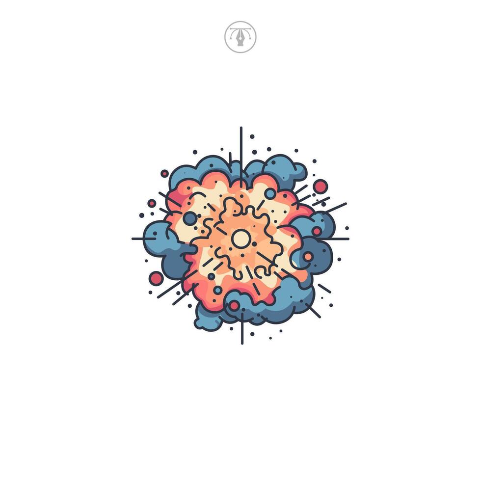 Nebula icon symbol illustration isolated on white background vector